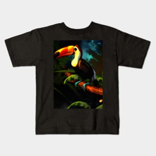 Toucan in Jungle Kids T-Shirt